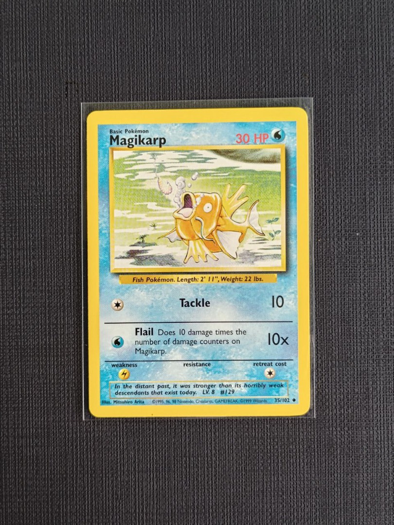 Magikarp #35 - Base Set 1999 Pokemon Card, Hobbies & Toys, Memorabilia ...