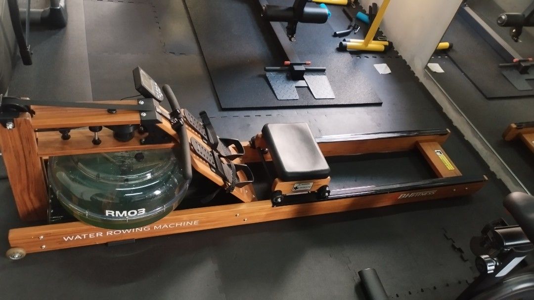 Rm23 Rowing Machine MBH Fitness RM03 Water Rowing Machine, Sports Equipment, Exercise ...
