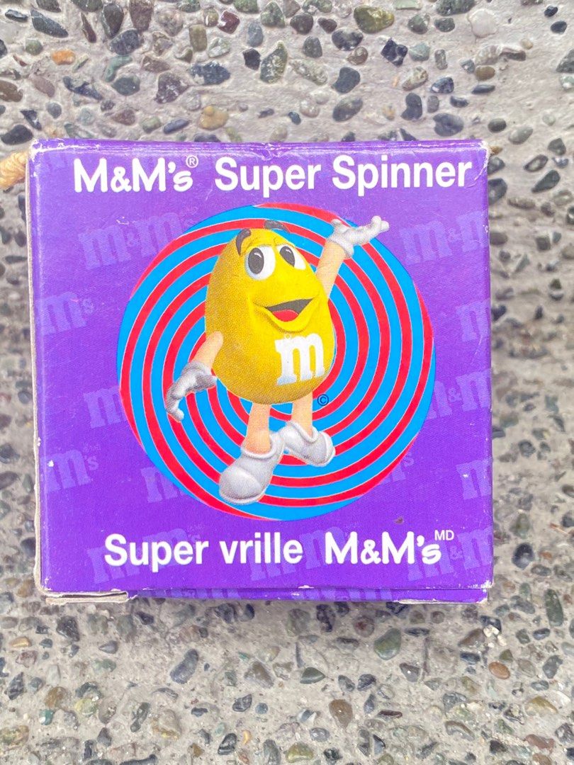 M&M's Super Spinner Yo-yo (Category: Vintage Collectibles) located in Manila. Submitted by 3asonlineshop (Listing ID 1403858421, Image 1). Description: VINTAGE M&M SUPER SPINNER.