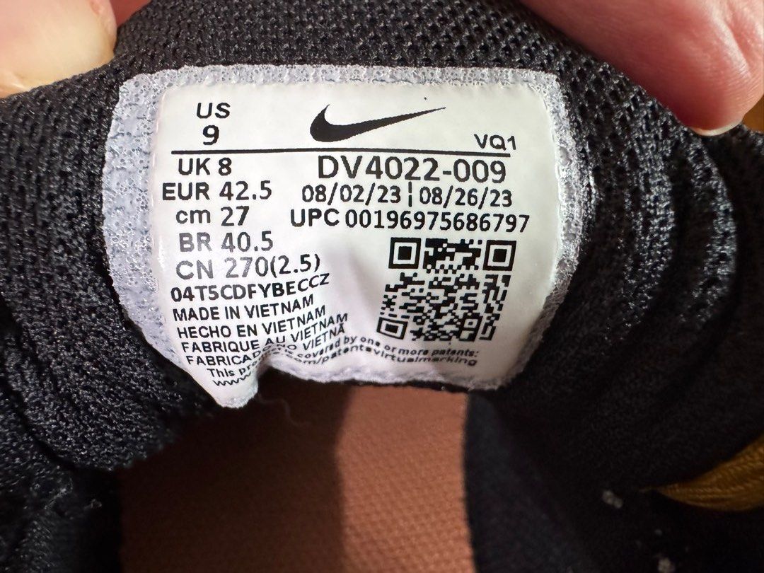 Nike DV4022-009 黑色運動鞋, 男裝, 鞋, 波鞋- Carousell