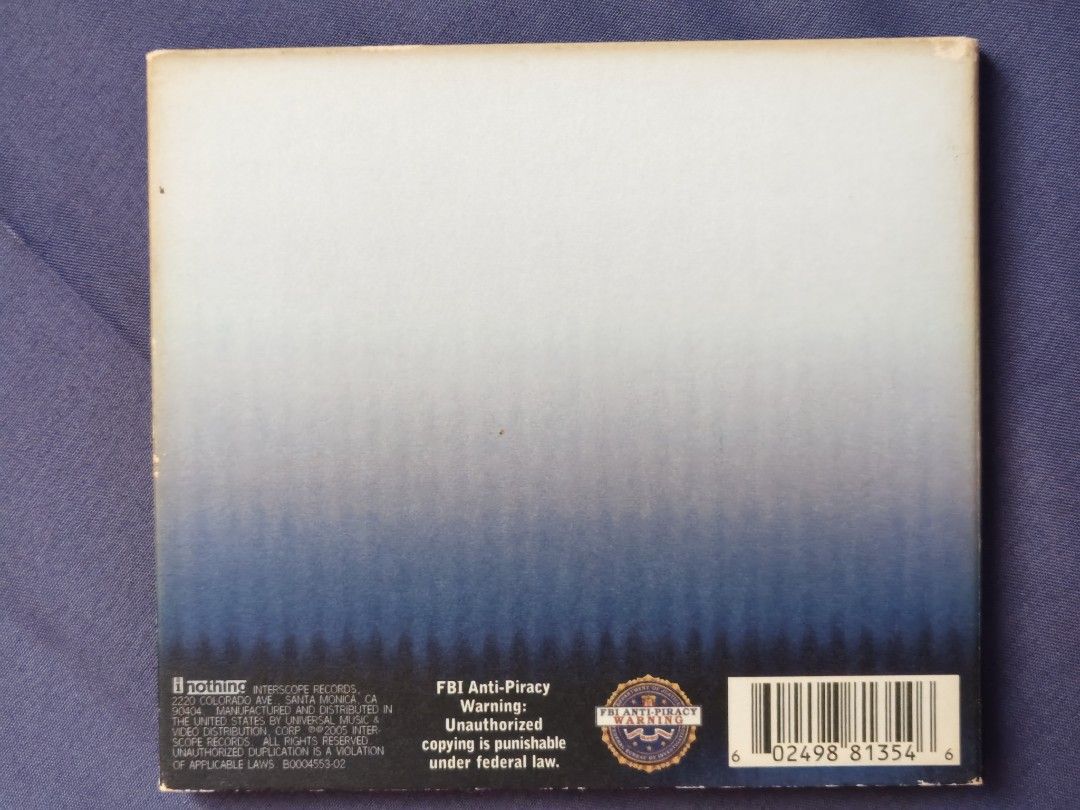 Nine Inch Nails - With Teeth (US) (Category: CDs & DVDs) located in Angeles City. Submitted by the-wonder-store (Listing ID 1403838742, Image 2). Description: - Original Nine Inch Nails "With Teeth" CD - Digipak case shows a bit of wear - features "The Hand That Feeds", "Only", "Every Day Is Exactly The Same" - Pre-owned disc in great condition - Made in USA Payment: GCash Shipping: J&T.