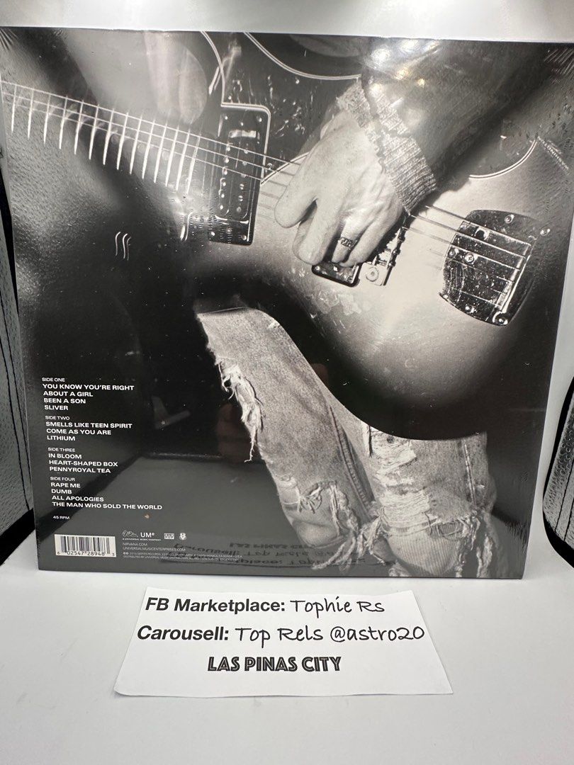 Nirvana - Nirvana 14 classic songs Vinyl Lp (Category: Vinyls) located in Las Pinas. Submitted by tophiers (Listing ID 1403876244, Image 3). Description: FS: NIRVANA 14 Classic Songs Vinyl LP Brand New Sealed 180g Audiophile Version Php2800 (price is net) Pls do not haggle for the price Thank you po Item loc: Las Pinas City MOD: Lalamove or Grab at Buyers Booking and Cost or you can personally pick-up at: 1.) Gatchalian Subd in Las Pinas (weekday