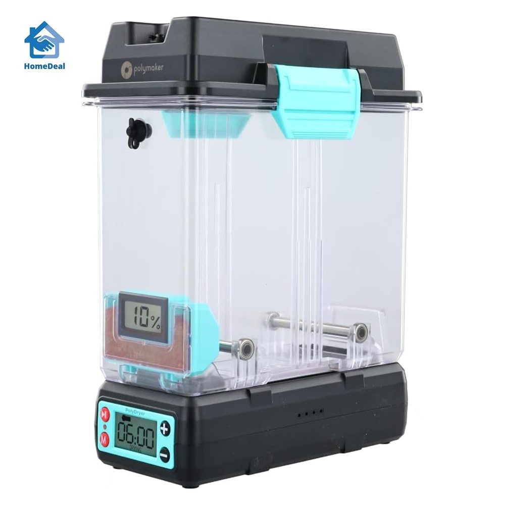 Polymaker 3D Printing Filament Dryer and Storage Box - PolyDryer and ...
