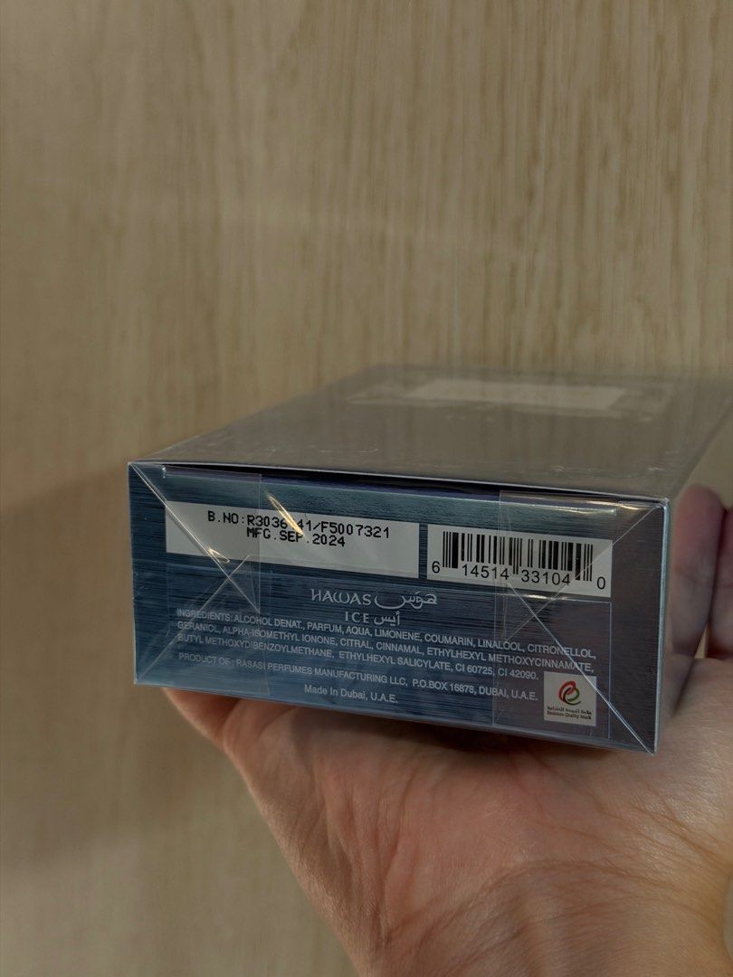 Rasasi Hawas Ice Eau de Parfum 100ml (Category: Fragrance & Deodorants) located in Manila. Submitted by drc123 (Listing ID 1403820444, Image 1). Description: HAWAS ICE FOR SALE 1,800 each! Guaranteed authentic .