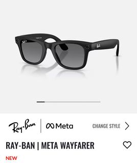 Official META Ray-Ban Meta Wayfarer Standard Large ( Gen 1