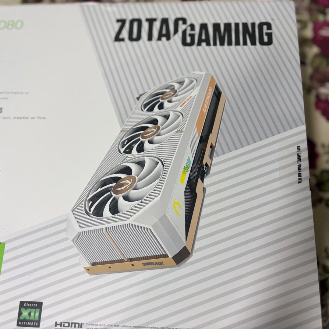 RTX 5080 White Zotac Solid OC, Computers & Tech, Parts & Accessories ...