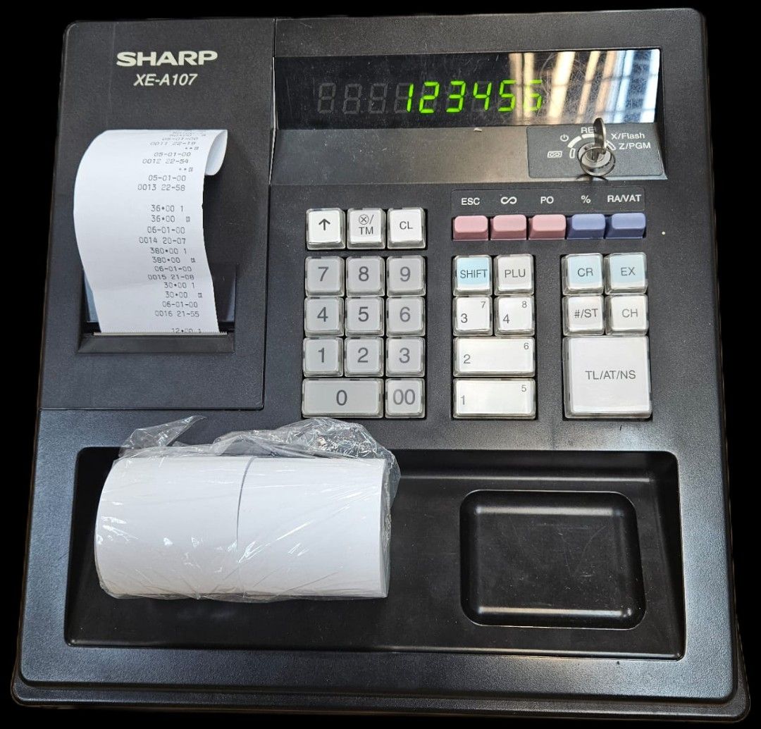 Sharp XE-A107 Cash Register, Computers & Tech, Office & Business ...