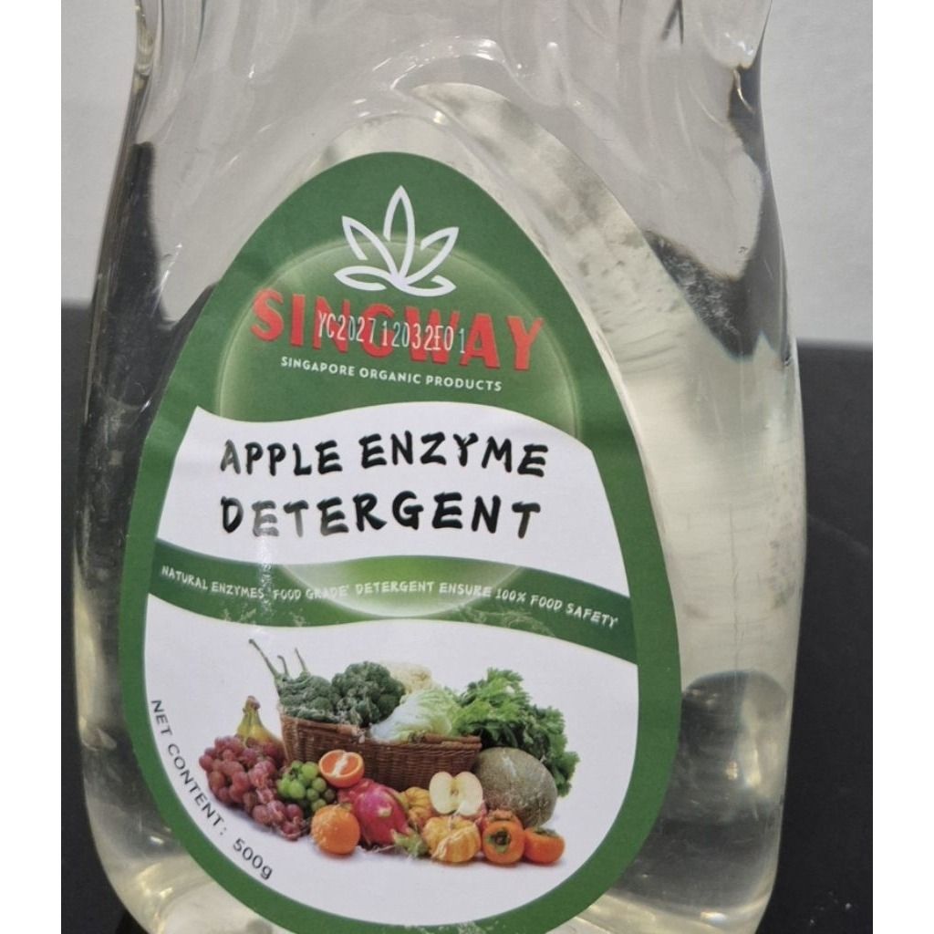 SINGWAY Apple Enzyme Detergent 500g, Furniture & Home Living, Cleaning ...