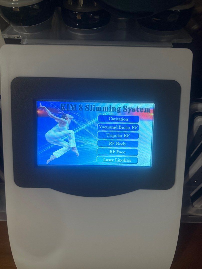 Slimming RF machine-pre-owned (Category: Medical Supplies & Tools) located in Pasig City. Submitted by 7117blo (Listing ID 1403823672, Image 2). Description: Product Description Product Name:6 in 1 Lipolaser Carvitation RF Slimming Weight Loss Equipment Material:ABS Voltage:100-240V Handle QTY:5PCS Laser Plate QTY:8PCS Mains Output:100 VA Energy Output:56x180mW Laser Diode Wavelength:635-650nm Ultrasound Frequency:40KHz Cooling System:Air cooling