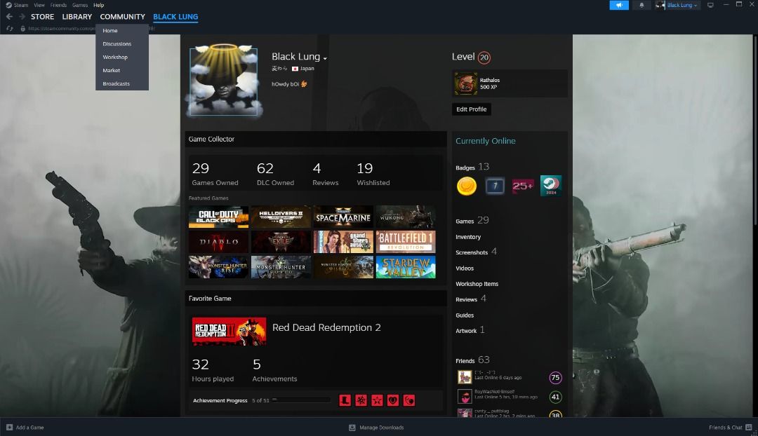 STEAM GAMES (Category: Others) located in Taguig. Submitted by joshuaosm96681 (Listing ID 1403985332, Image 2). Description: PREMIUM STEAM GAMES 1. DIABLO V - VESSEL OF HATRED ULT EDITION 1. BLACK MYTH WUKONG 2. HELLDIVERS 2 3. MH WORLD - ICEBORNE 4. MH WORLD WILDS 5. MH WORLD - RISE/SUNBREAK 6. GTA V - LEGACY 7. RED DEAD REDEMPTION 2 8. COD: BLACK OPS 6 9. BATTLEFIELD 1 10. BATTLEFIELD 2042 11. RAINBOW SIX SIEGE 12. WH 40K SPACE MARINE 2 13. STA