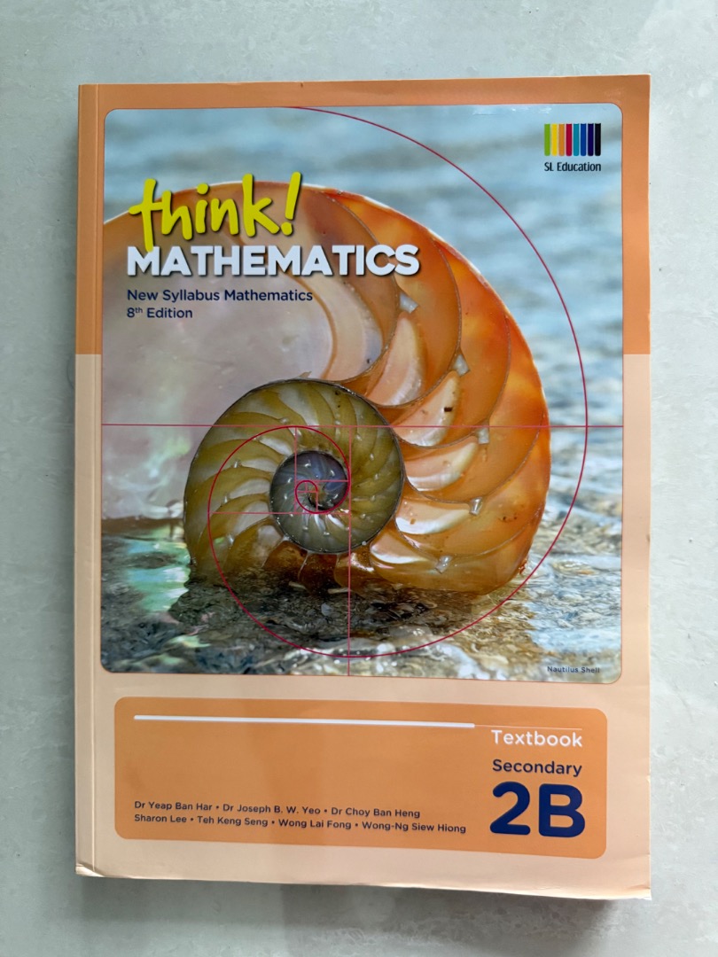 Think! Mathematics Textbook Secondary 2B (8th Edition), Hobbies & Toys ...