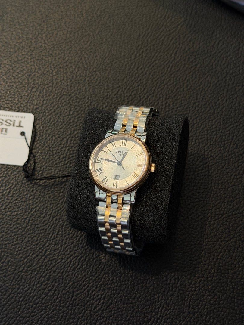 Tissot Carson Premium Two-Tone (Category: Luxury Watches) located in Angeles City. Submitted by horologe (Listing ID 1403975377, Image 1). Description: Tissot Carson Premium - Two Tone Steel Strap 32mm Complete Box, Papers, and Warranty Original and Brandnew ₱17,500 ONLY Negotiable for Sure Buyers Only PM .