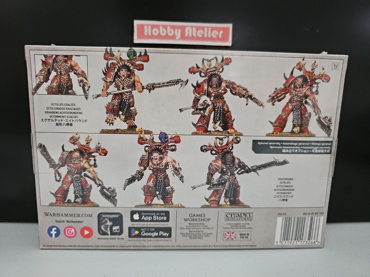 Normal Eightbound Box Warhammer 40K World Eaters Exalted Eightbound, Hobbies & Toys, Toys ...