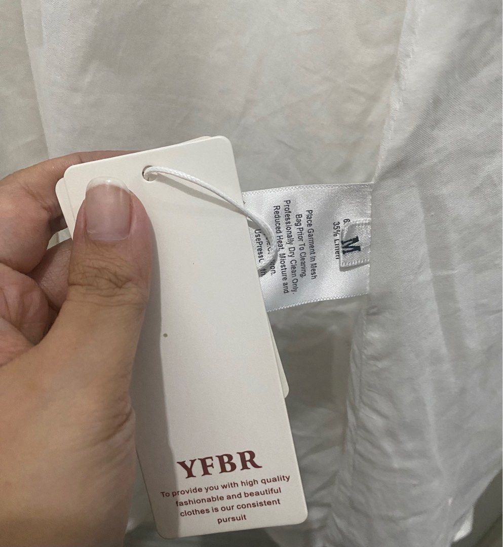 YFBK Cotton Linen Backless Dress (Category: Dresses) located in Balanga. Submitted by be.gab (Listing ID 1403972942, Image 3). Description: Really nice in actual, with lining and tag.