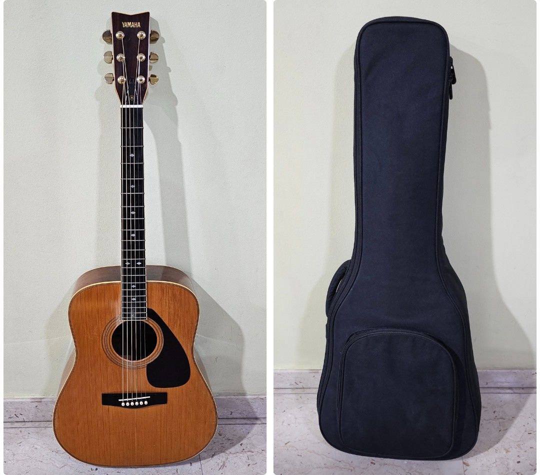 1979 Yamaha L-6 Luxury Series Japan Solid Top Steel String Acoustic ...