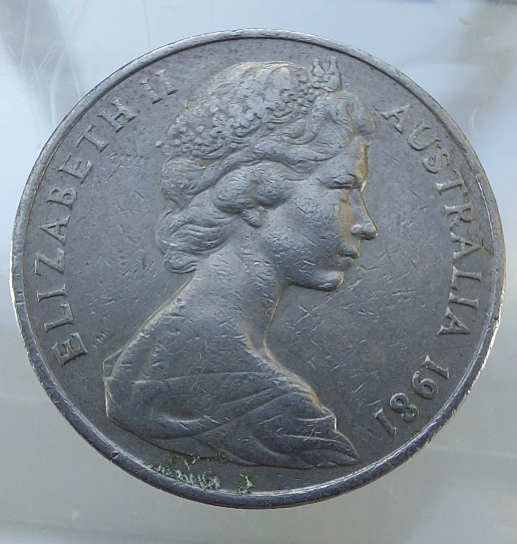 澳洲硬幣1981年20仙#uppersbox, 興趣及遊戲, 收藏品及紀念品, 錢幣- Carousell