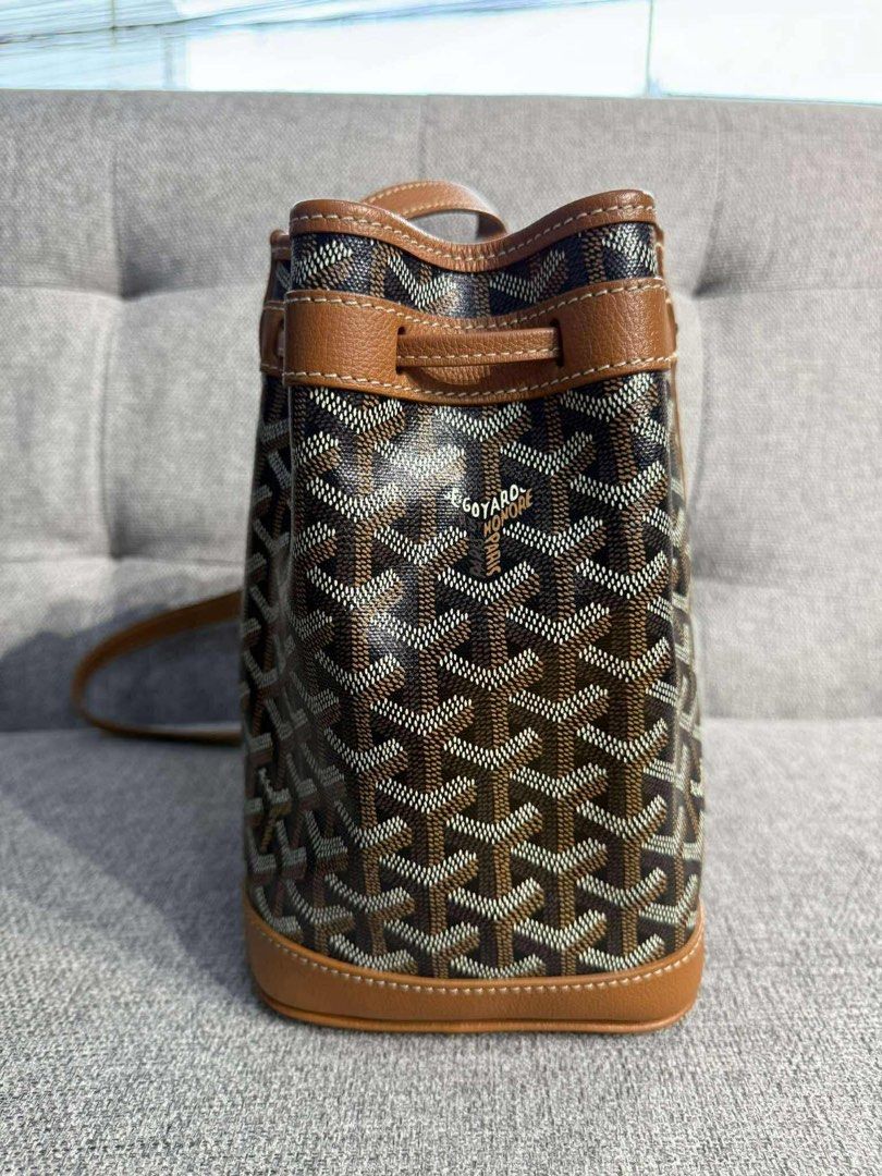 Authentic Goyard Petit Flot Bucket Bag (Category: Luxury Bags & Wallets) located in Quezon City. Submitted by jhaediah (Listing ID 1404088044, Image 3). Description: Goyard Petit Flot Bucket Bag Rank SA Original What you see is what you get Davao loc.