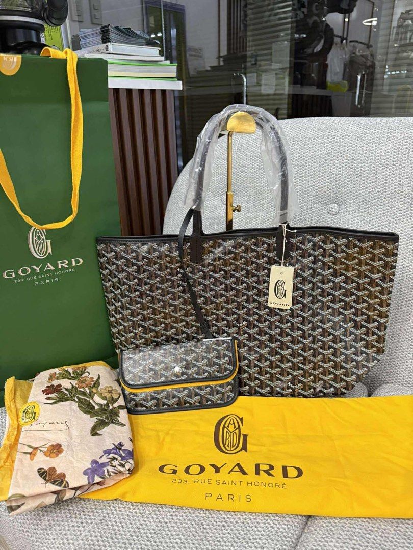 Authentic Goyard st.louis PM Black (Category: Luxury Bags & Wallets) located in Quezon City. Submitted by jhaediah (Listing ID 1404087531, Image 1). Description: Bnew Goyard St.Louis PM Black What you see is what you get Original Davao loc.
