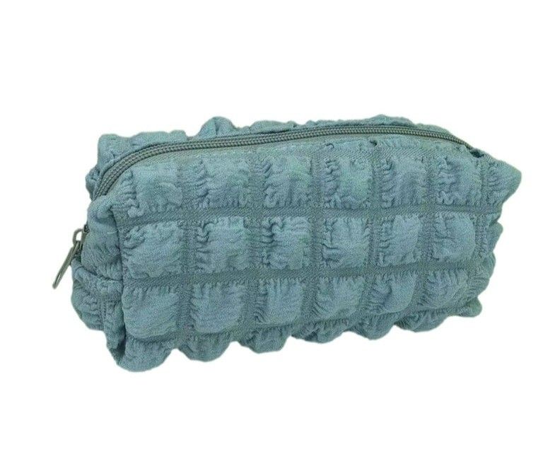Bubble Make Up Pouch (Category: Makeup) located in Quezon City. Submitted by beautynglamph (Listing ID 1404025162, Image 3). Description: ☁️ Meet your new favorite travel essential: the "Puffy Cloud" Makeup Pouch! ☁️ Organize your beauty essentials in style with these adorable, large-capacity cosmetic bags featuring a unique bubble/crinkled texture fabric. Available in a rainbow of pastel colors! Description: These stylish makeup pouches, also kn