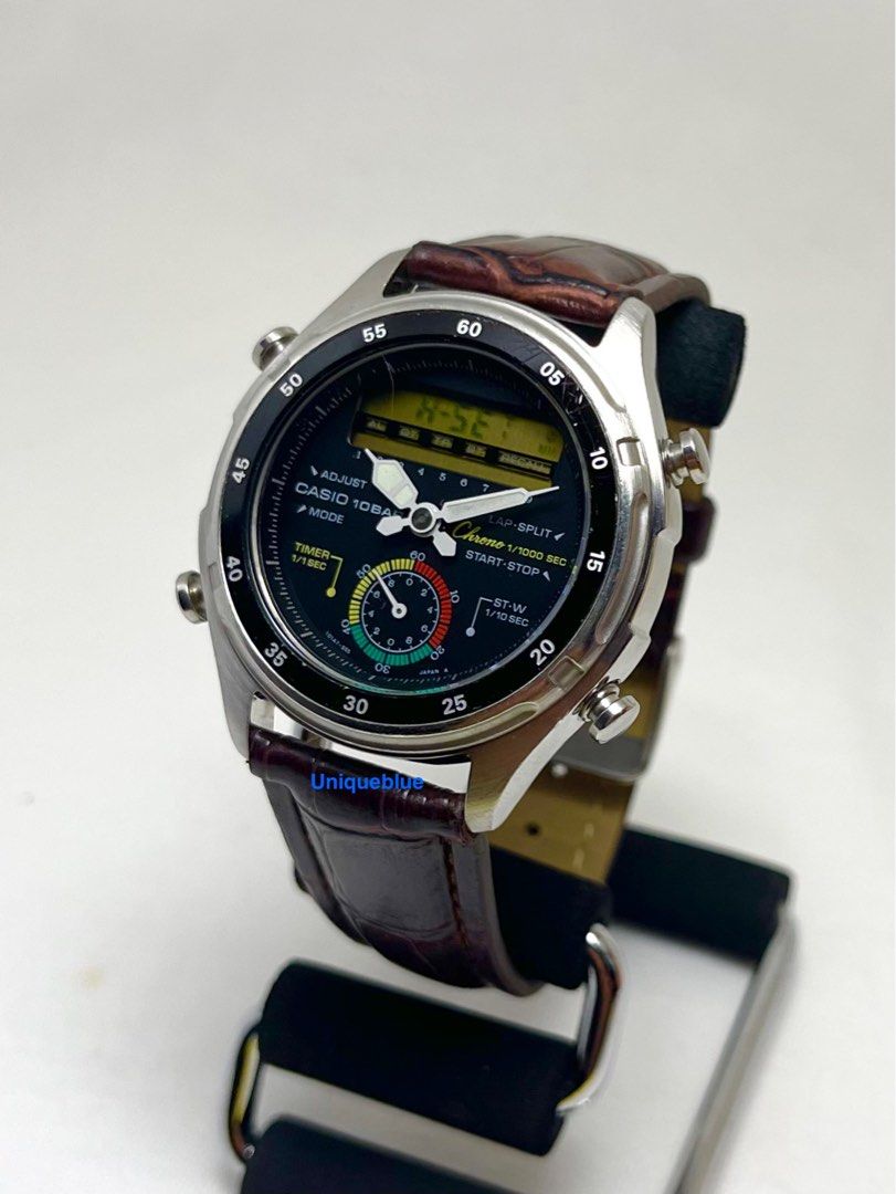 Casio AW-600 Analog Digital Chronograph Watch Vintage Made In Japan ...