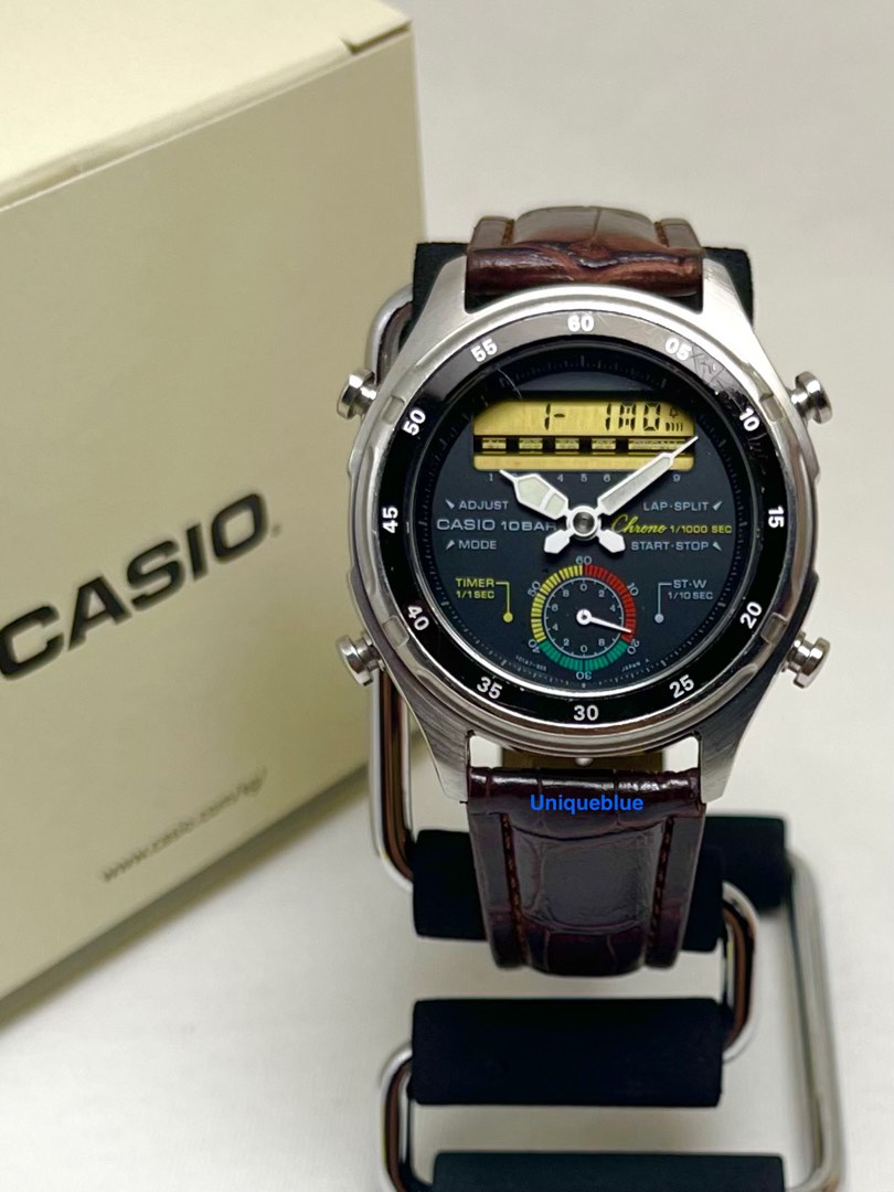 Casio AW-600 Analog Digital Chronograph Watch Vintage Made In Japan ...