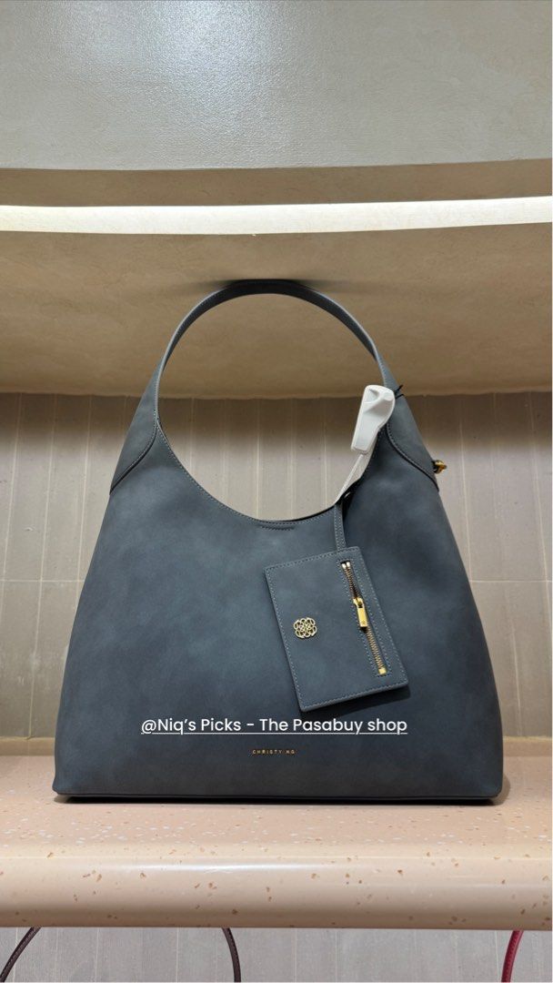 Christy Ng Kelsey Hobo Bag (Category: Shoulder Bags) located in Mandaluyong City. Submitted by syzj30 (Listing ID 1404098409, Image 1). Description: Sourced from Christy Ng PH store.Can show receipt. Complete with paper bag and dust bag 💖 Colors: 💙Bohemian Blue 🤎Dark Chocolate FIXED PRICE 🙏🏻 .