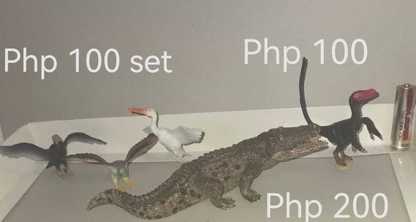 Dinosaurs for sale (Category: Figurines & Statues) located in Los Banos. Submitted by princessbotique (Listing ID 1404156719, Image 3). Description: Dinosaurs for sale Preloved Loose As is WYSIWYG 1114 See pix for price and details First come First Serve Please add shipping fee From Los Banos Laguna Meetups per arrangement MOP GCash first to pay basis No reservations No COD No checkout PM MY PAGE if interested Please Like and Follow.