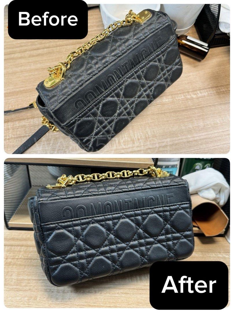 Dior Bags repair and cleaning, Lady dior bags restoration, Luxury, Bags