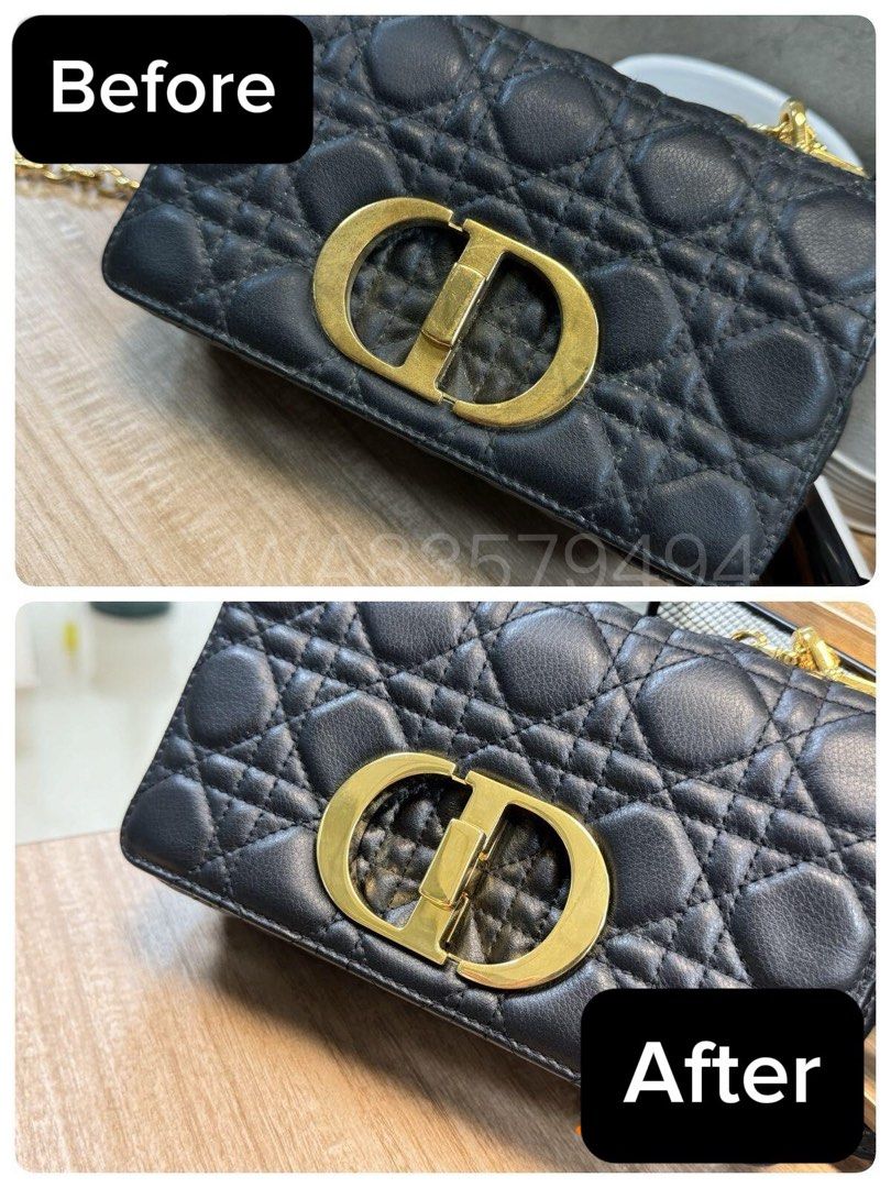 Dior Bags repair and cleaning, Lady dior bags restoration, Luxury, Bags(00)