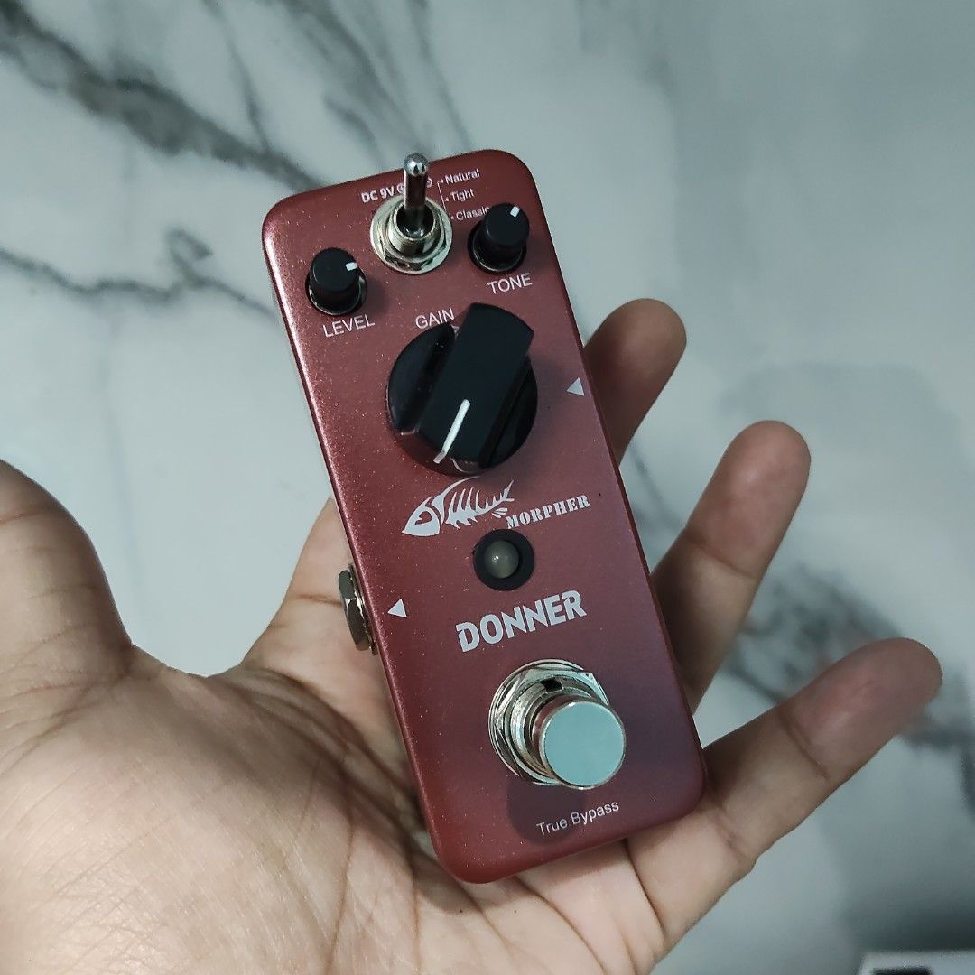 Donner Morpher High Gain Distortion Pedal (Category: Musical Instruments) located in Catbalogan. Submitted by jpnsrpls (Listing ID 1404171060, Image 3). Description: FOR SALE: Donner Morpher High-Gain Distortion Pedal 🤘🔥 Unleash massive, arena-ready distortion with this compact powerhouse! Three Modes: Natural, Tight, and Classic high-gain crunch. True Bypass: Preserves your tone when off. Built Tough: Durable aluminum housing. #DonnerMorpher #