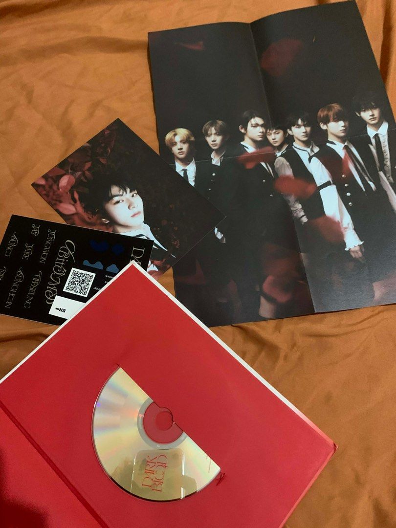 ENHYPEN KPOP AlBUM (Category: K-Wave Merchandise) located in Pasig City. Submitted by gracey_g (Listing ID 1404040947, Image 2). Description: ENHYPEN KPOP ALBUM ‼️ Enhypen Dark Blood NEW Inclusions - Poster, Jungwon PostCard, Stickers. (Pc not included) 350 (price can be negotiated).