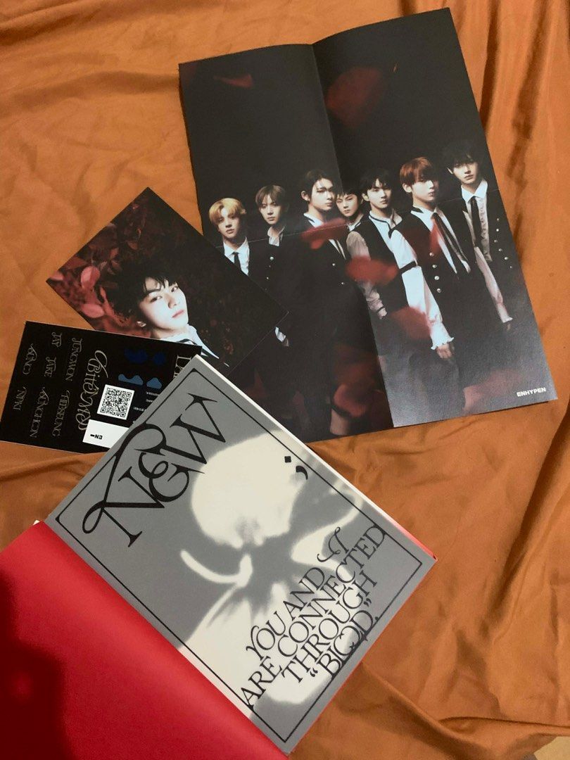 ENHYPEN KPOP AlBUM (Category: K-Wave Merchandise) located in Pasig City. Submitted by gracey_g (Listing ID 1404040947, Image 3). Description: ENHYPEN KPOP ALBUM ‼️ Enhypen Dark Blood NEW Inclusions - Poster, Jungwon PostCard, Stickers. (Pc not included) 350 (price can be negotiated).