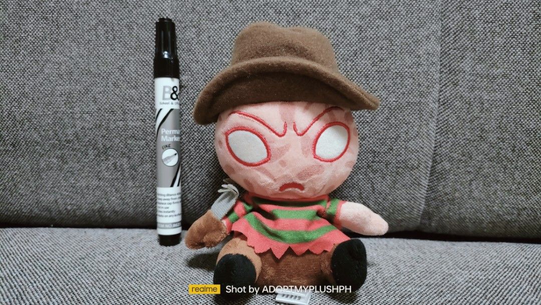 Freddy Krueger plush (Category: Plushies & Soft Toys) located in Taguig. Submitted by adopt.my.plush.ph (Listing ID 1404171847, Image 3). Description: ‼️Last Price (LP) Posted Freddy Krueger plush figure by Funko Mopeez HTF *as is, WYSIWYG ‼️Photos have been uploaded for your reference. Kindly make sure to review them ALL before sending your inquiries. 𝄃𝄃𝄂𝄂𝄀𝄁𝄃𝄂𝄂𝄃 halloween horror scary creepy.