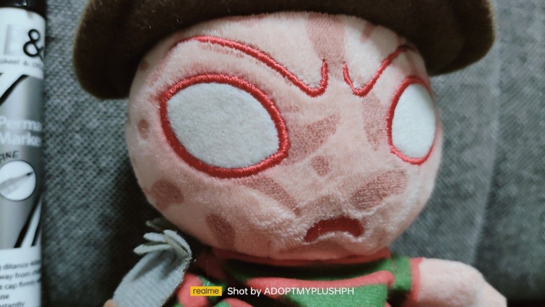 Freddy Krueger plush (Category: Plushies & Soft Toys) located in Taguig. Submitted by adopt.my.plush.ph (Listing ID 1404171847, Image 2). Description: ‼️Last Price (LP) Posted Freddy Krueger plush figure by Funko Mopeez HTF *as is, WYSIWYG ‼️Photos have been uploaded for your reference. Kindly make sure to review them ALL before sending your inquiries. 𝄃𝄃𝄂𝄂𝄀𝄁𝄃𝄂𝄂𝄃 halloween horror scary creepy.