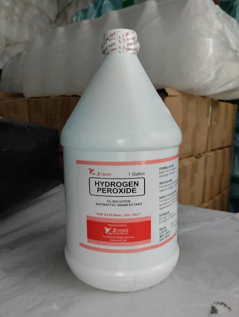 HYDROGEN PEROXIDE 3% SOLUTION - 1GAL (Category: Medical Supplies & Tools) located in Quezon City. Submitted by zyra26 (Listing ID 1404005842, Image 1). Description: .