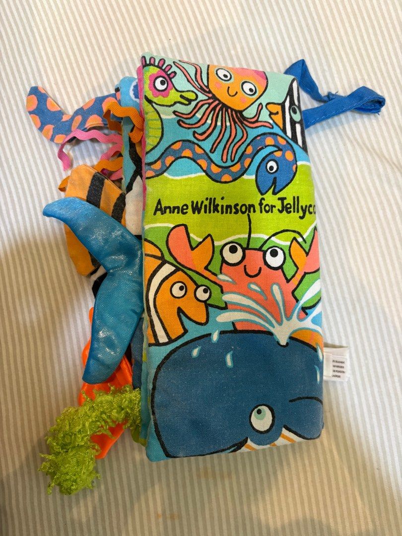 Jellycat Sea Tails Soft Book, Babies & Kids, Infant Playtime on Carousell
