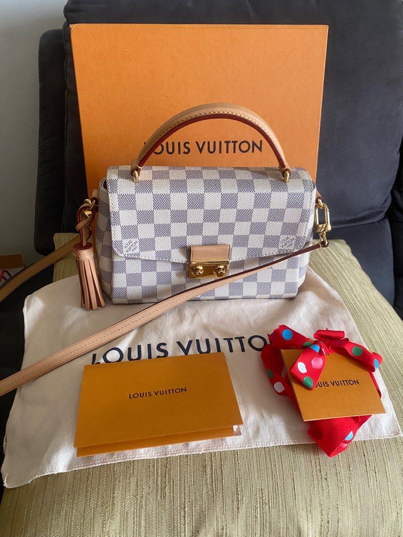 LV Croisette Damier Azur Canvass (Category: Luxury Bags & Wallets) located in Quezon City. Submitted by proudmama67 (Listing ID 1404006606, Image 1). Description: Bought in Paris in Feb 2023. Really nice. No issue,like new. Used less than 10times(promise😀).