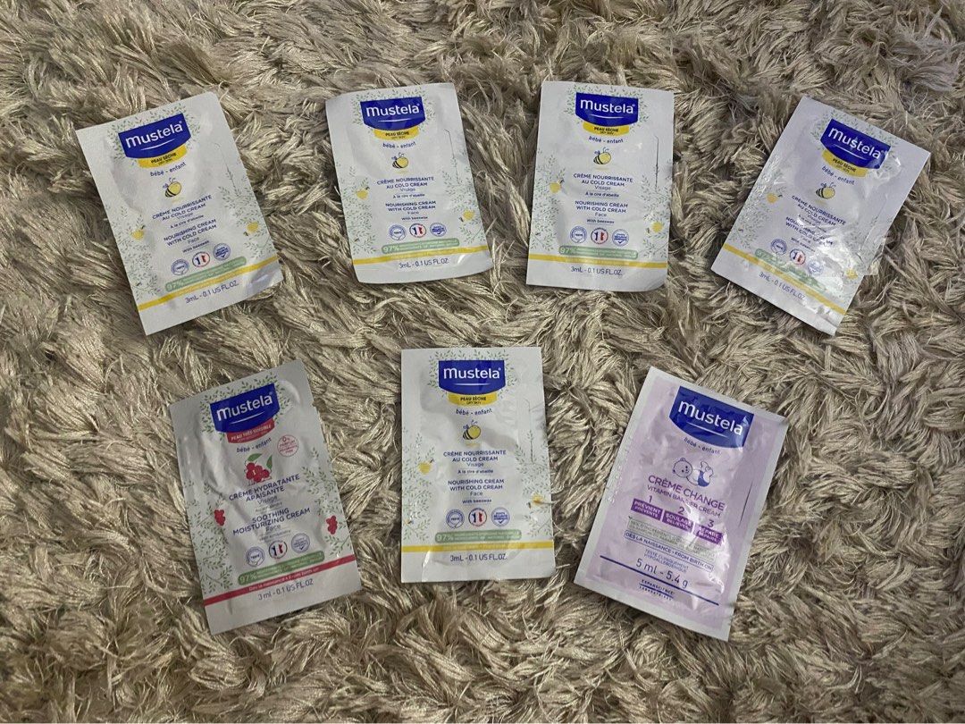 Mustela Samples (Expiry 2026 and 2027) (Category: Baby Toiletries & Grooming) located in Las Pinas. Submitted by sherylandmargaux (Listing ID 1404108808, Image 1). Description: (Expiry 2026 and 2027).