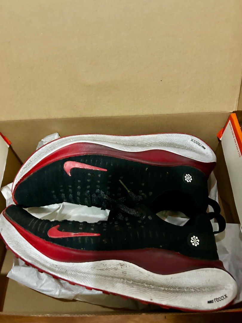 Nike ReactX Infinity Run 4 Black Red (Category: Sneakers) located in Quezon City. Submitted by sjclothings (Listing ID 1403997220, Image 2). Description: - Nike ReactX Infinity Run 4 - Color: Black/Red - Size: US W10.5 / M9 - Brand new, in original box - Made in Vietnam.