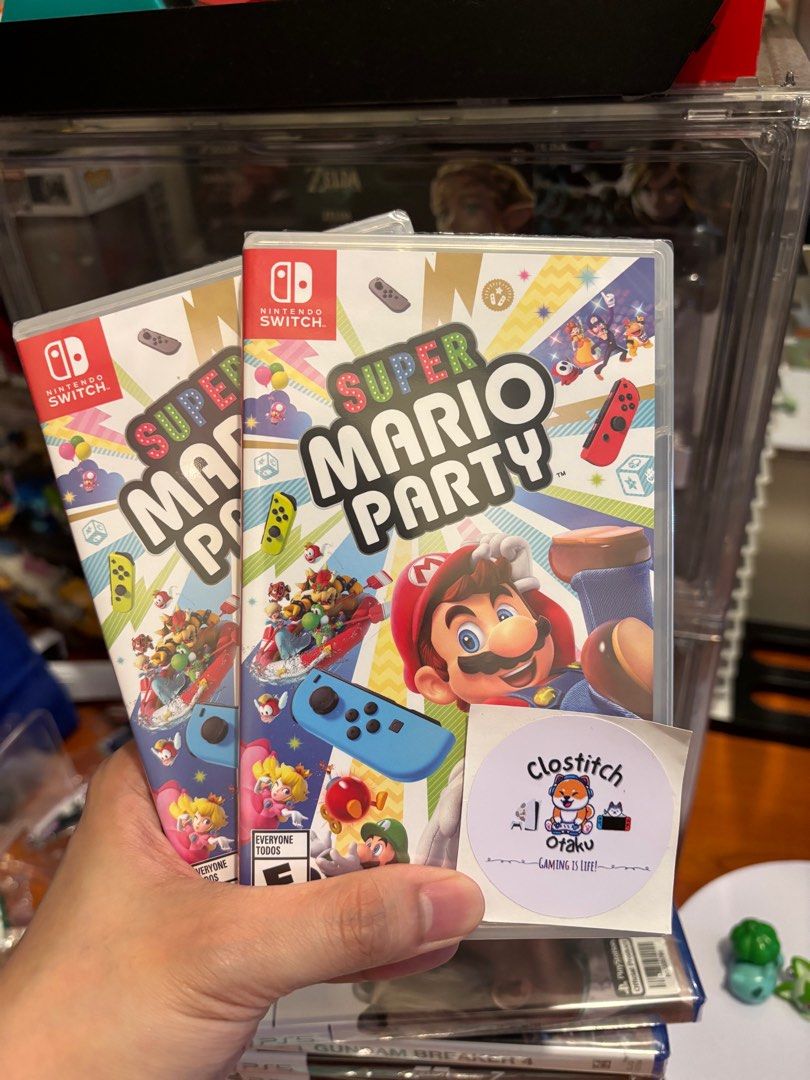Nintendo Switch ( also works switch 2) Super Mario Party (Category: Nintendo) located in Quezon City. Submitted by clostitchotaku100 (Listing ID 1404062479, Image 1). Description: Brand new and sealed.