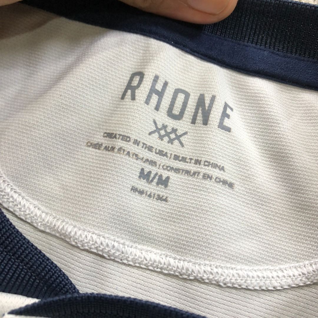 Rhone Ringer Performance Henley T-shirt In White Size Medium (Category: Activewear) located in Santa Rosa. Submitted by sergids (Listing ID 1404130560, Image 3). Description: Rhone Ringer Performance Henley T-shirt In White Size Medium Stay cool, comfortable, and sharp with the Rhone Ringer Performance Henley, designed for both training and everyday wear. Made with premium moisture-wicking performance fabric, this Henley offers stretch, breathabi