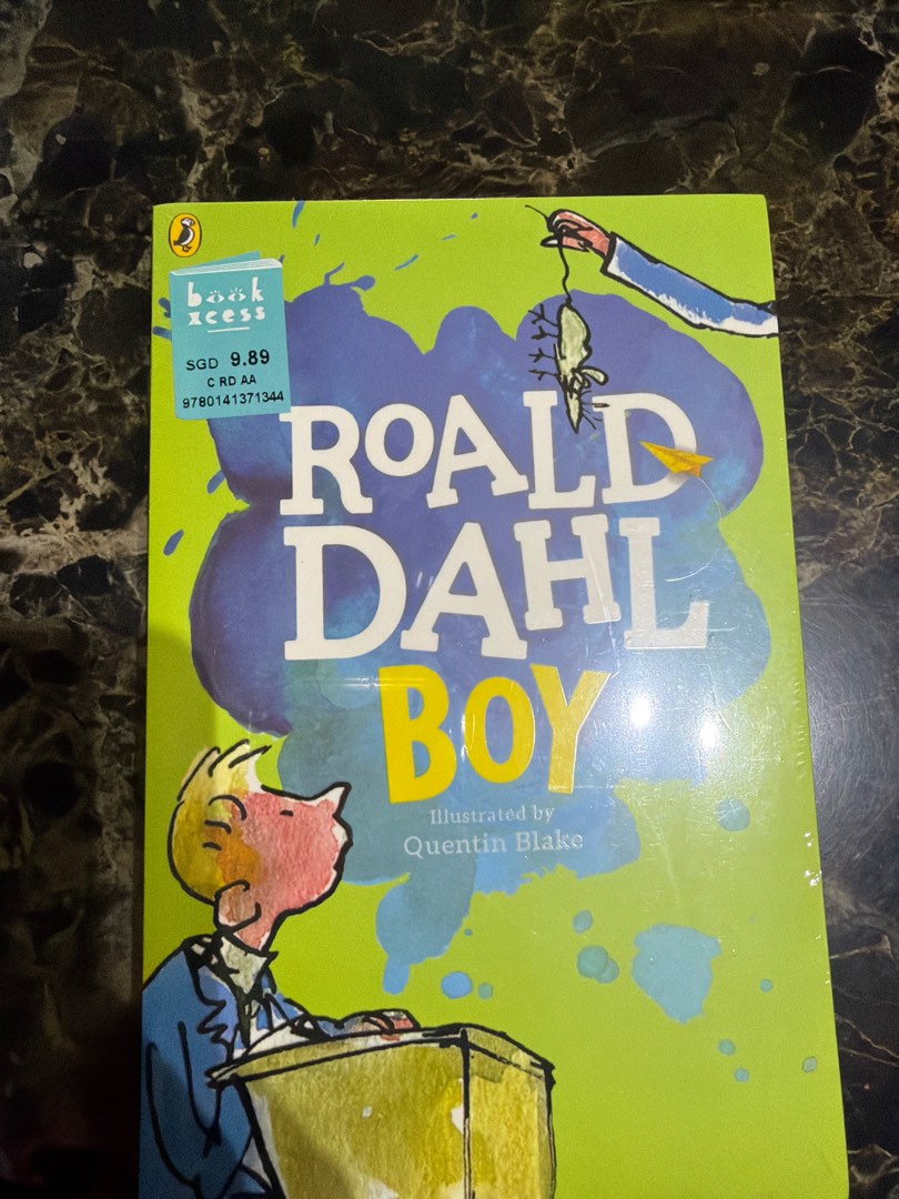 Roald Dahl Boy Illustrated by Quentin Blake, Hobbies & Toys, Books ...