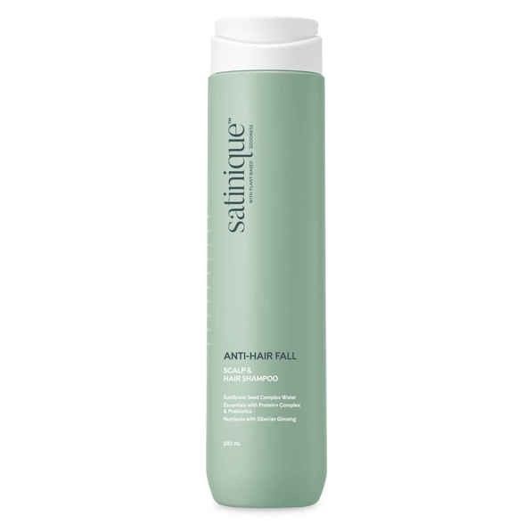 satinique anti-hair fall scalp & hair shampoo | conditioner (Category: Hair) located in Singapore. Submitted by ploweyplow (Listing ID 1404162887, Image 2). Description: ✅️ targets hair loss & less volume available in 280ml & 750ml ✨️ bundle deal — $60 (includes 1 x shampoo 280ml & 1 x conditioner 280ml) ✨️ shampoo 750ml — $62 if you're looking for other amway products not in my listing, do drop me a pm — happy to assist!.