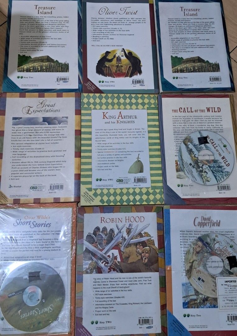 Set 3 - Classics (Category: Textbooks) located in Cavite. Submitted by tidyupper (Listing ID 1404141713, Image 2). Description: rfs - used to teach gradeschool student English. no longer need..