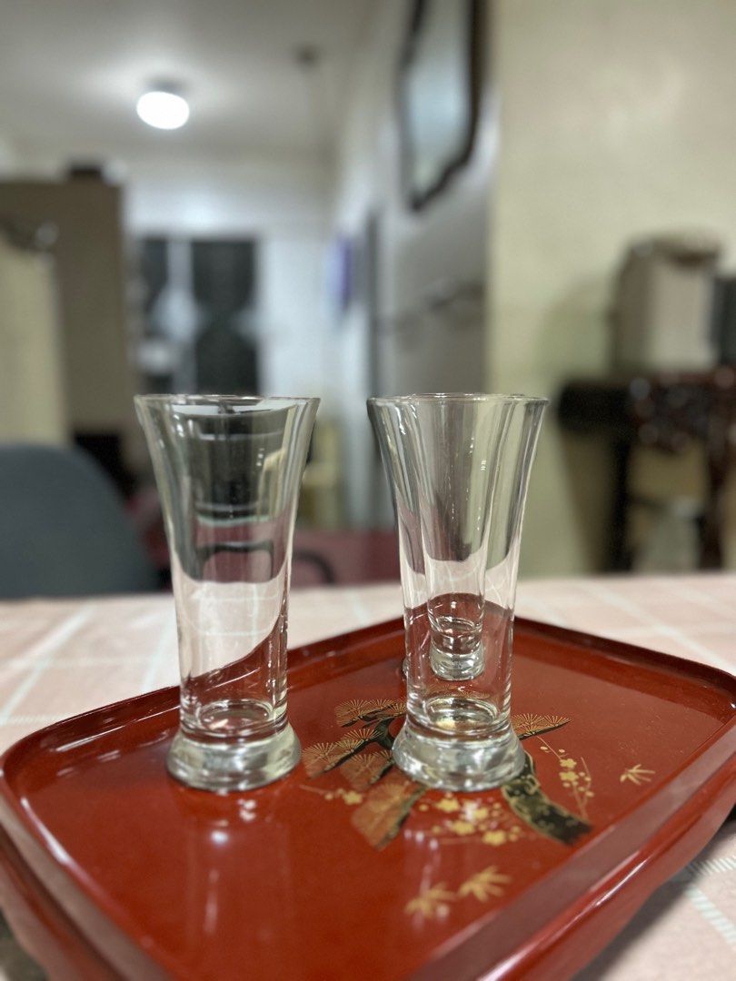 Set of 3 Clear Glasses (Category: Other Kitchenware & Tableware) located in Quezon City. Submitted by lsreyes (Listing ID 1404118274, Image 2). Description: Used as display only Decluttering Location: tandang sora qc.