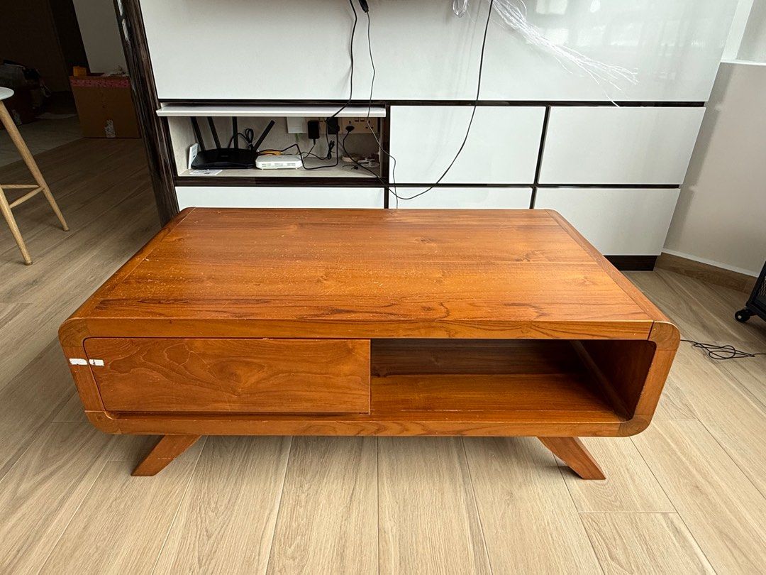 Solid Teak wood coffee table for Restoration, Furniture & Home Living ...