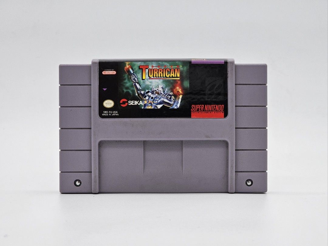 Super Turrican for SNES (Category: Nintendo) located in Angeles City. Submitted by press_start (Listing ID 1404027001, Image 1). Description: FOR SALE Super Turrican for SNES ₱1,999 This is a second hand item, manage your expectations. Tested working. Location: Angeles City, Pampanga No meet-ups Shipping thru LBC or J&T only. I ship daily at 1:00 PM. Payments settled after 11:00 AM will be shipped the following day. MOP: GCash/Maya/BPI/SeaBank/Go
