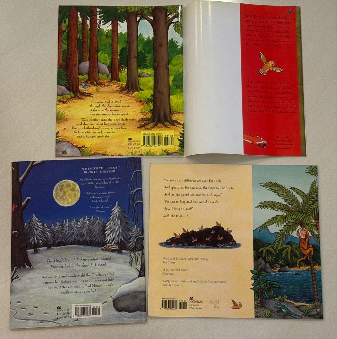 The Gruffalo & Friends Book Set, Hobbies & Toys, Books & Magazines ...