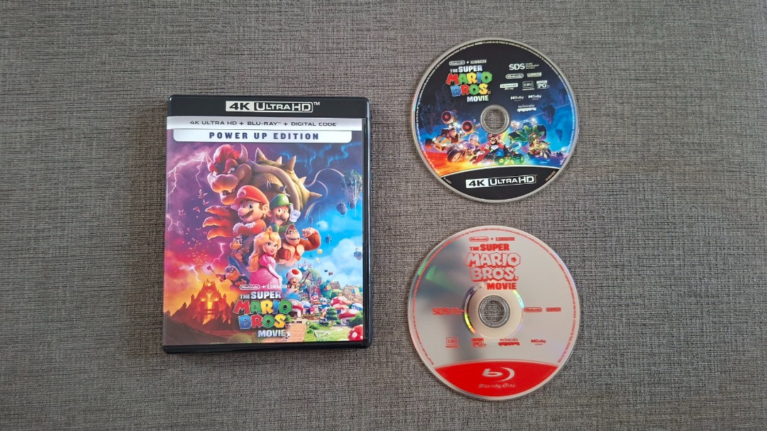 The Super Mario Bros. Movie 4K Blu-ray, Hobbies & Toys, Music & Media ...