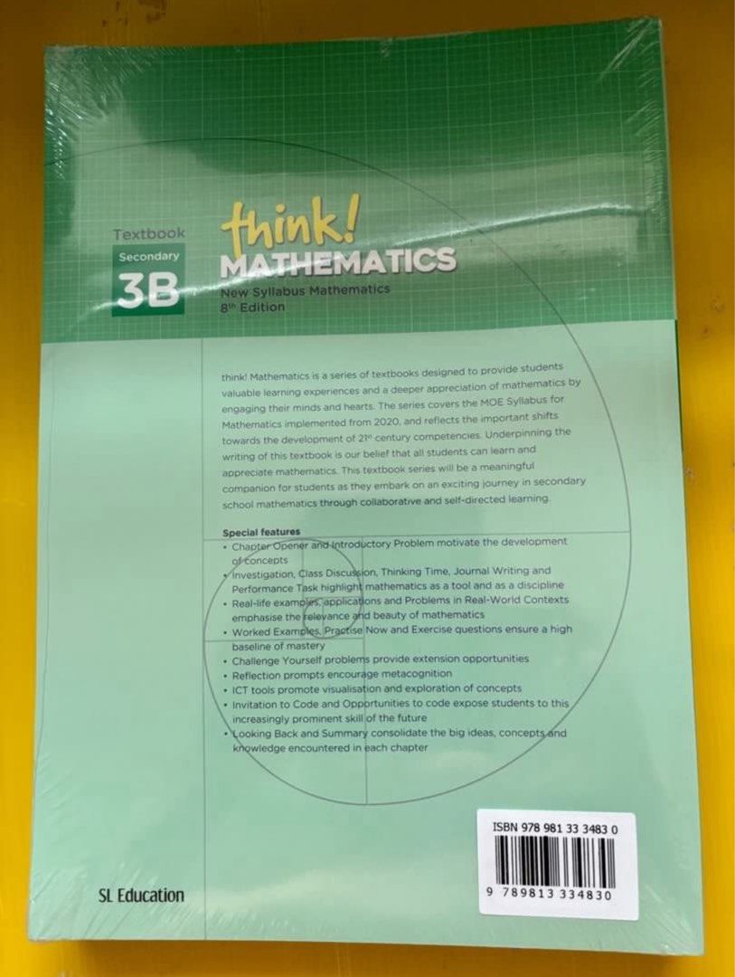 Think! Mathematics Textbooks 3A and 3B - 8th Edition - Print and ...